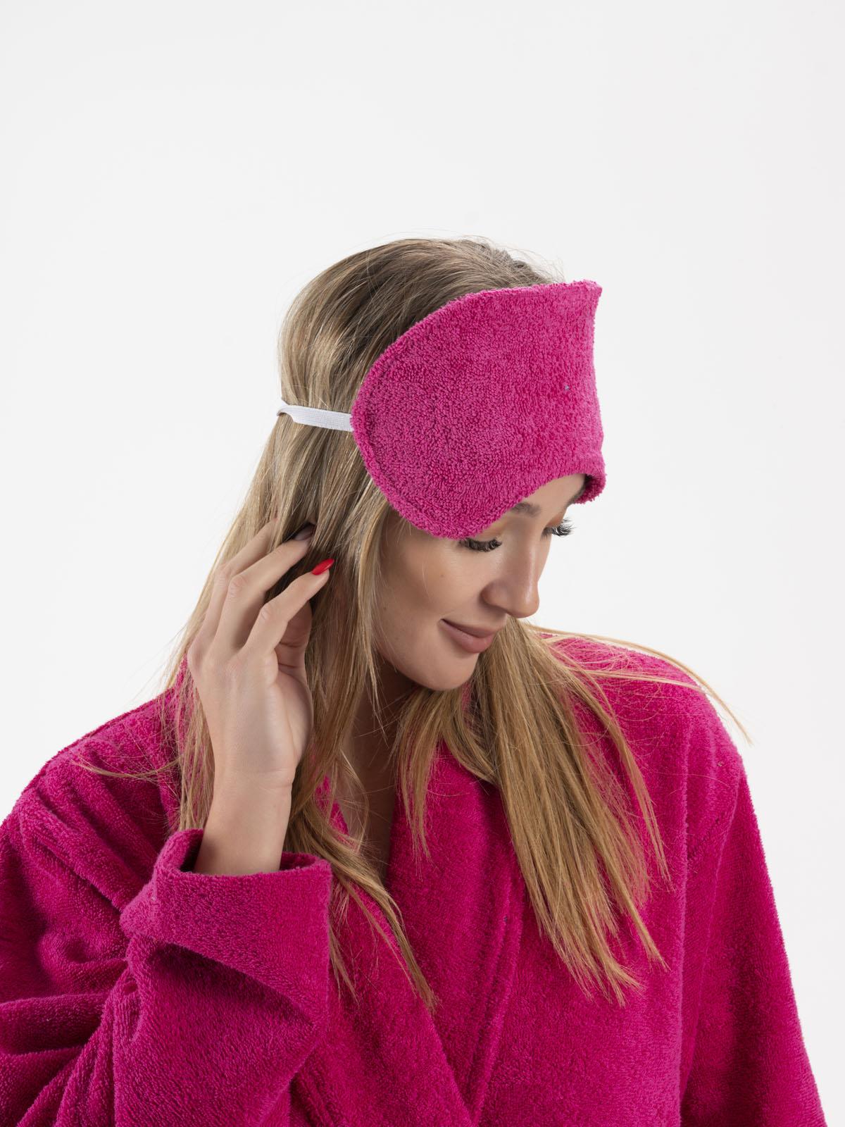 CottonVerse 2'li Havlu Göz Bandı – %100 Pamuk ve Süper Emici Fuşya - Ender Home