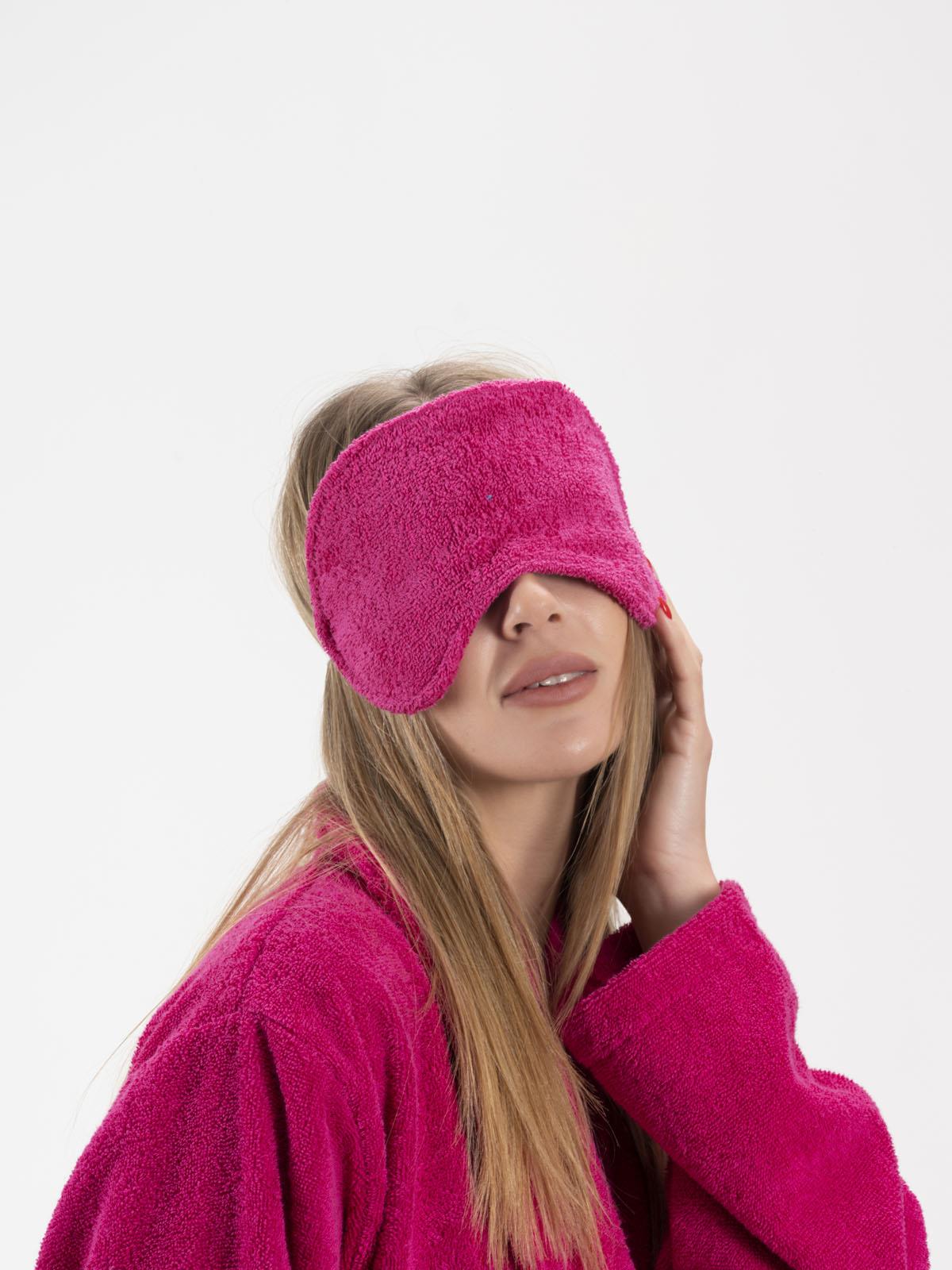 CottonVerse 2'li Havlu Göz Bandı – %100 Pamuk ve Süper Emici Fuşya - Ender Home