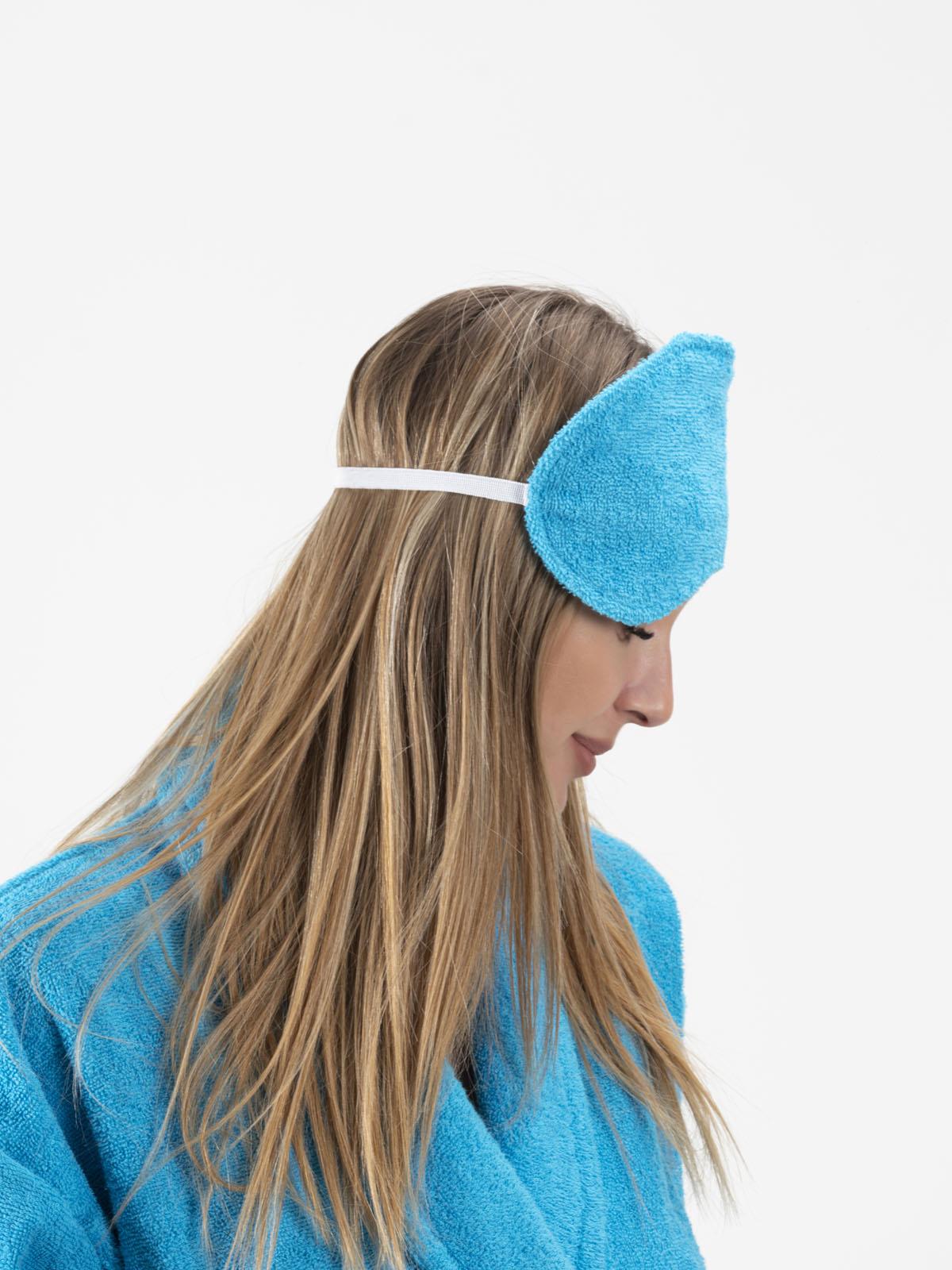 CottonVerse 2'li Havlu Göz Bandı – %100 Pamuk ve Süper Emici Turkuaz - Ender Home