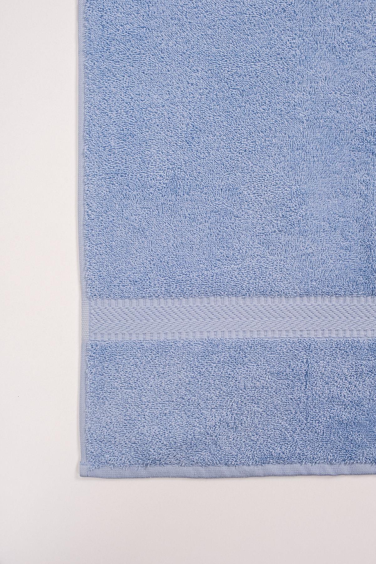 CottonVerse 70x140 cm %100 Pamuk Banyo Havlusu Mavi - Ender Home