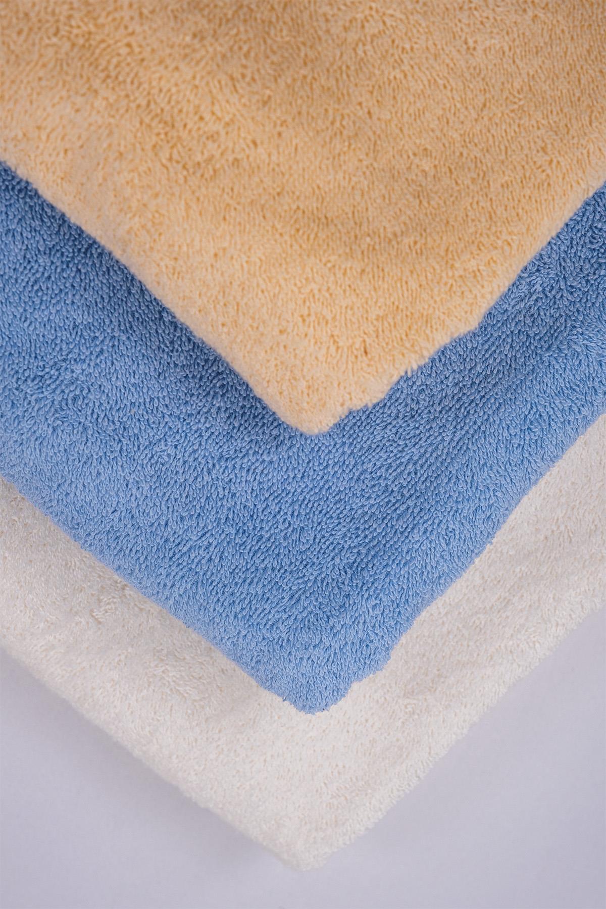 CottonVerse 70x140 cm %100 Pamuk Banyo Havlusu Mavi - Ender Home