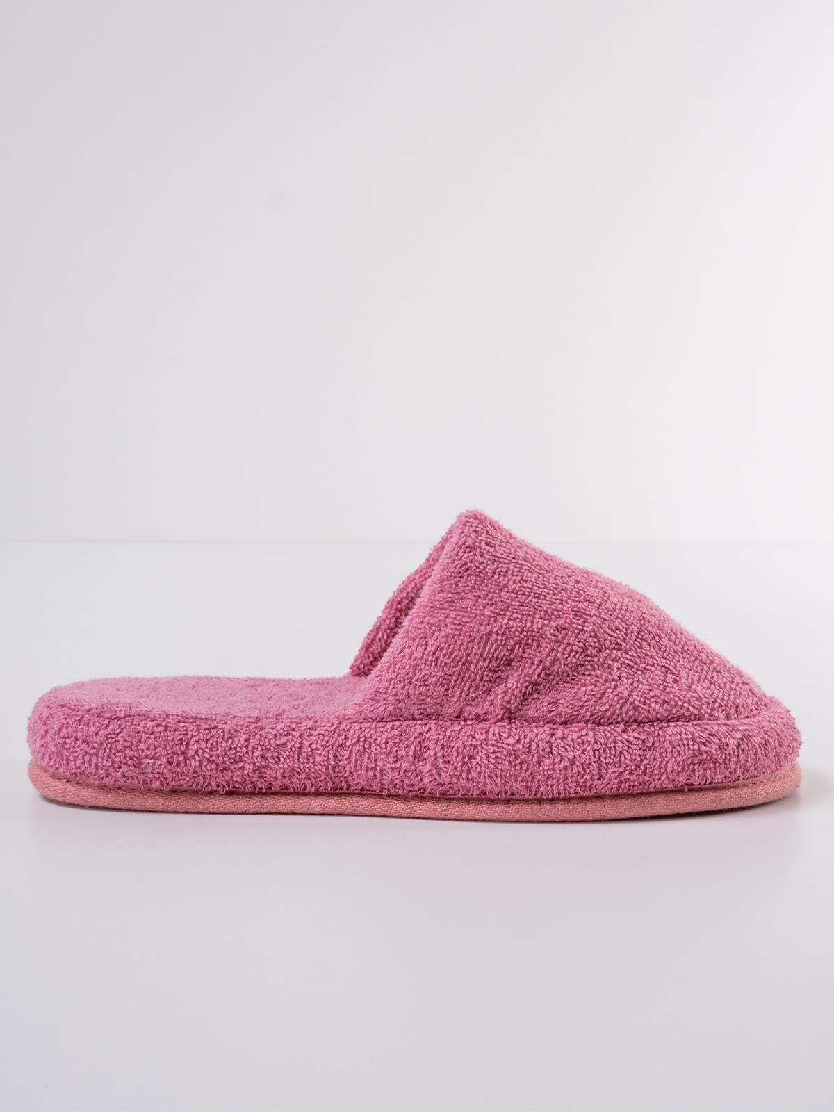 CottonVerse Banyo Ve Ev Terliği – %100 Pamuk Havlu Kaymaz Kalın Taban , Yüksek Su Emicilik Pembe - Ender Home