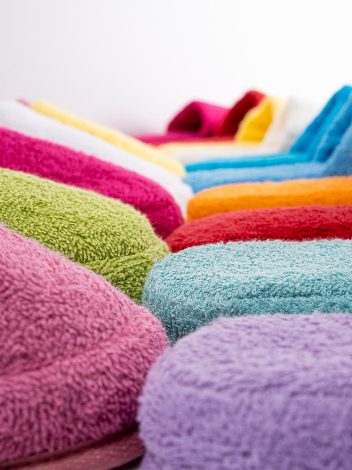 CottonVerse Banyo Ve Ev Terliği – %100 Pamuk Havlu Kaymaz Kalın Taban , Yüksek Su Emicilik Turkuaz - Ender Home