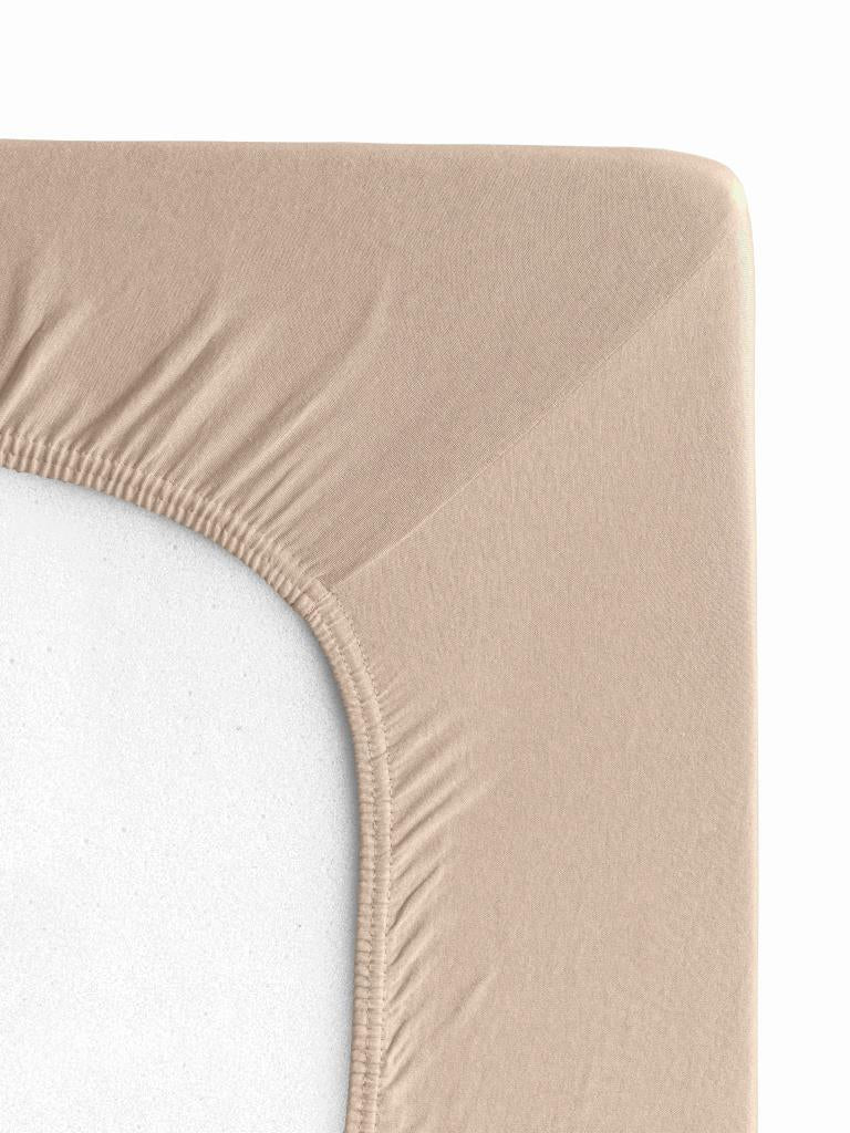 CottonVerse Çift Kişilik Çarşaf Seti – 2 Adet Yastık Kılıfı ve Çarşaf 160x200 Cm Bej - Ender Home