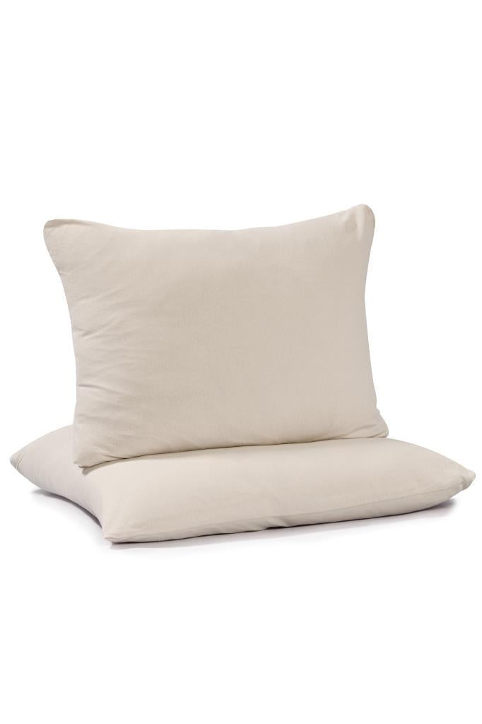 CottonVerse Çift Kişilik Çarşaf Seti – 2 Adet Yastık Kılıfı ve Çarşaf 160x200 Cm Bej - Ender Home