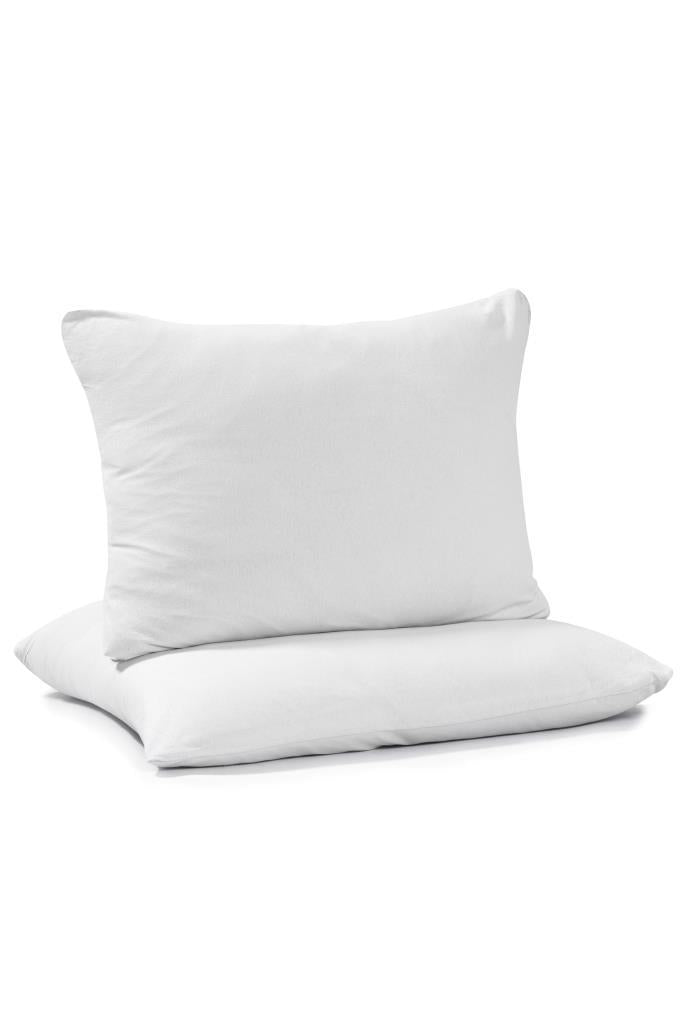 CottonVerse Çift Kişilik Çarşaf Seti – 2 Adet Yastık Kılıfı ve Çarşaf 160x200 Cm Beyaz - Ender Home