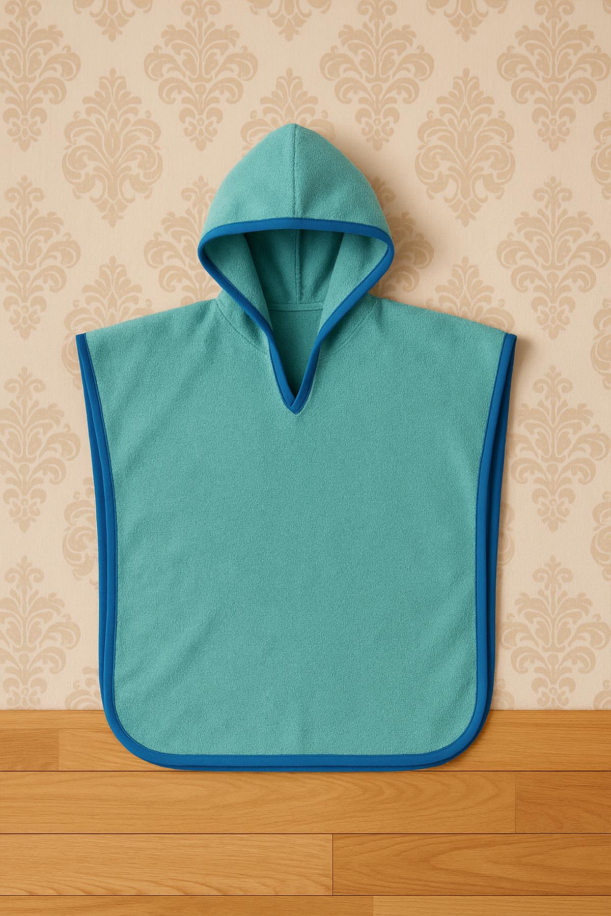 CottonVerse Havlu Panço – %100 Pamuk Kapüşonlu Su Yeşili - Ender Home