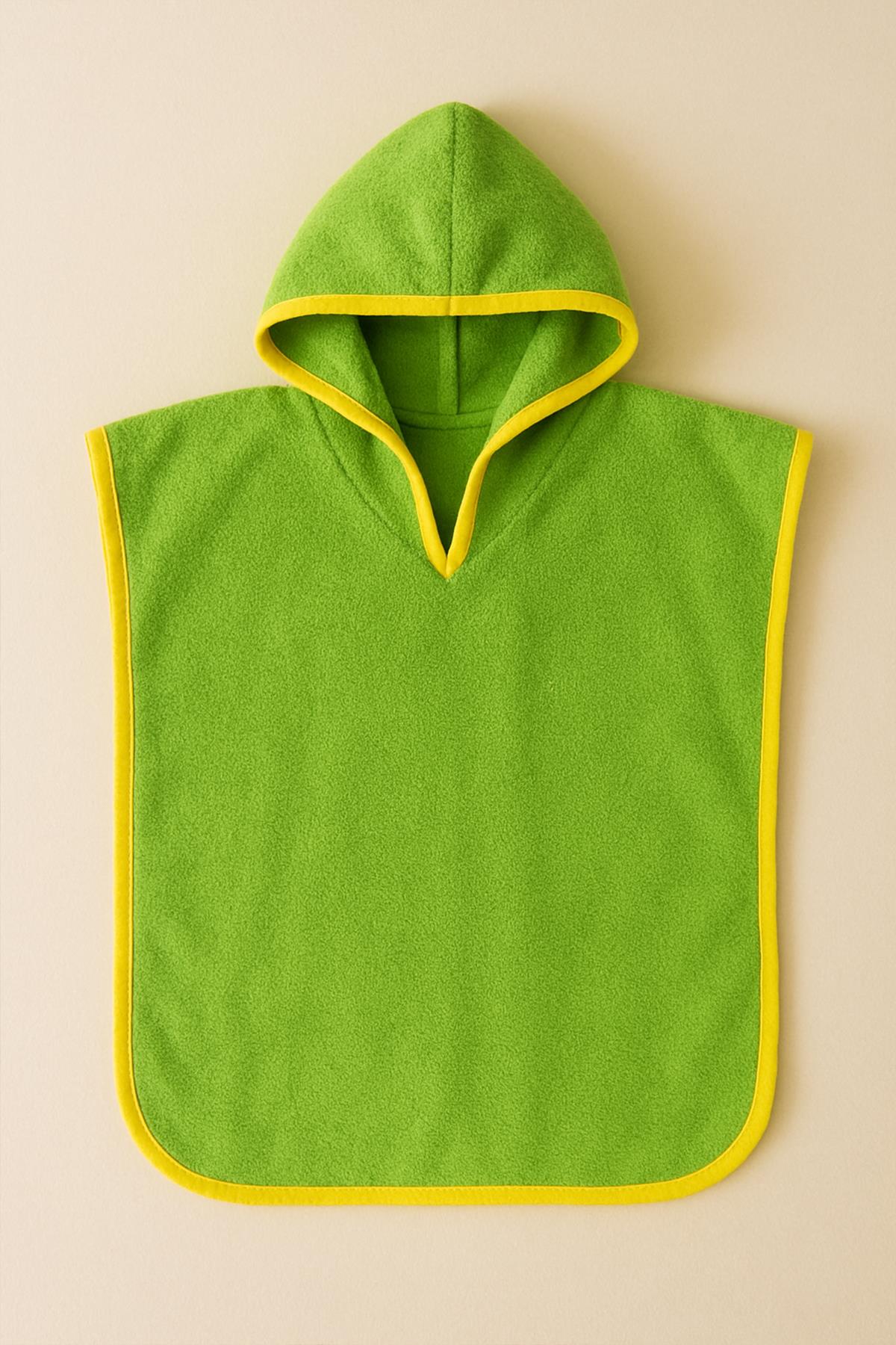 CottonVerse Havlu Panço – %100 Pamuk Kapüşonlu Yeşil - Ender Home