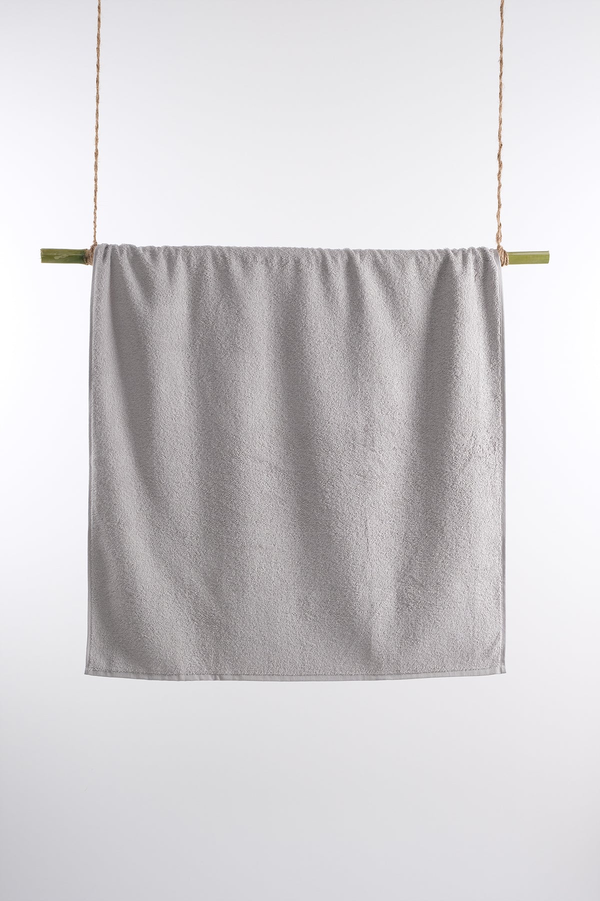 CottonVerse Kurulama Havlusu – %100 Pamuk, 70x140 Açık Gri - Ender Home