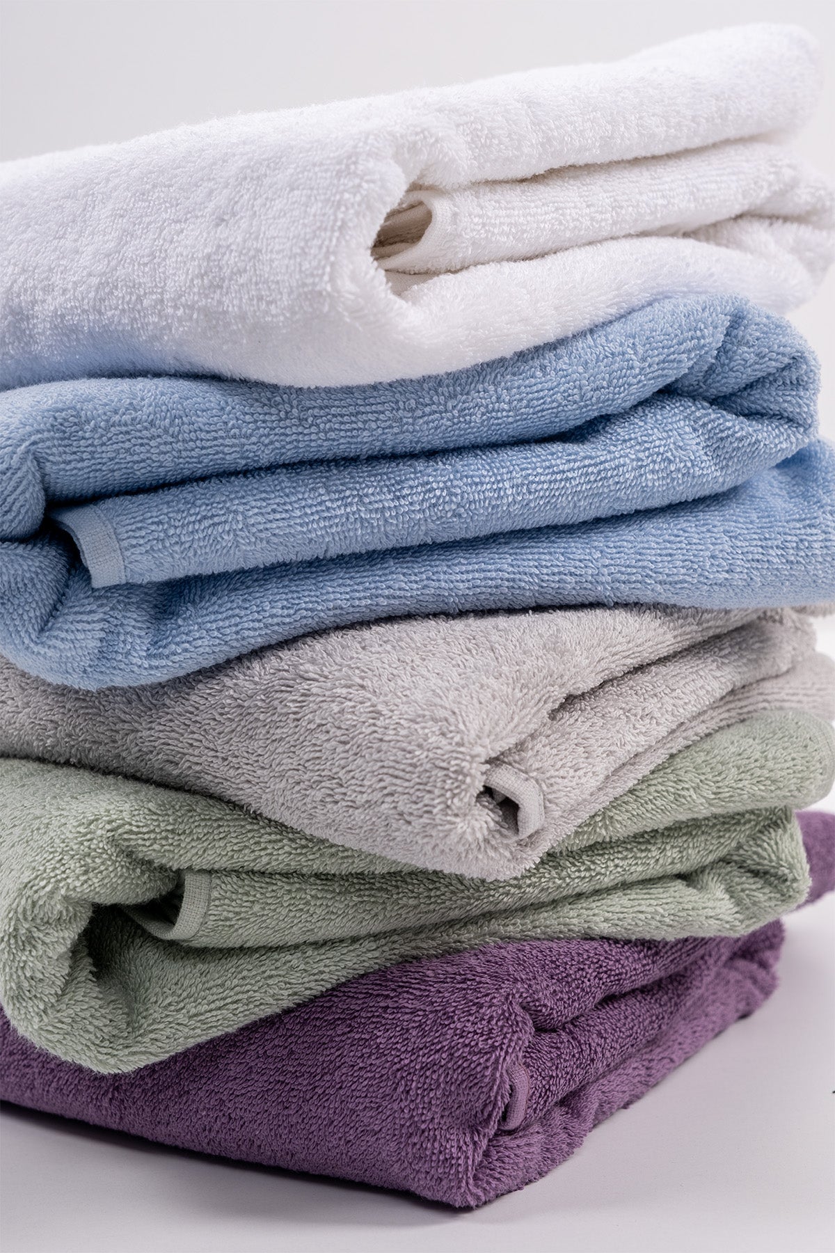 CottonVerse Kurulama Havlusu – %100 Pamuk, 70x140 Açık Gri - Ender Home