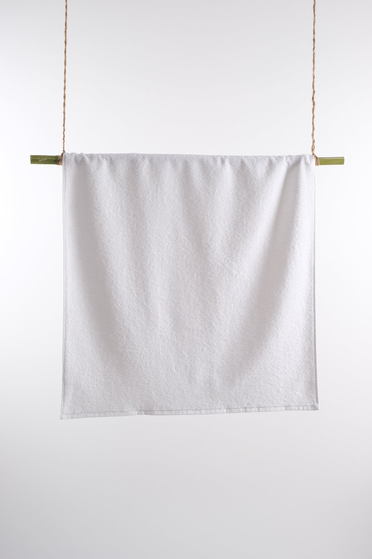 CottonVerse Kurulama Havlusu – %100 Pamuk, 70x140 Beyaz - Ender Home