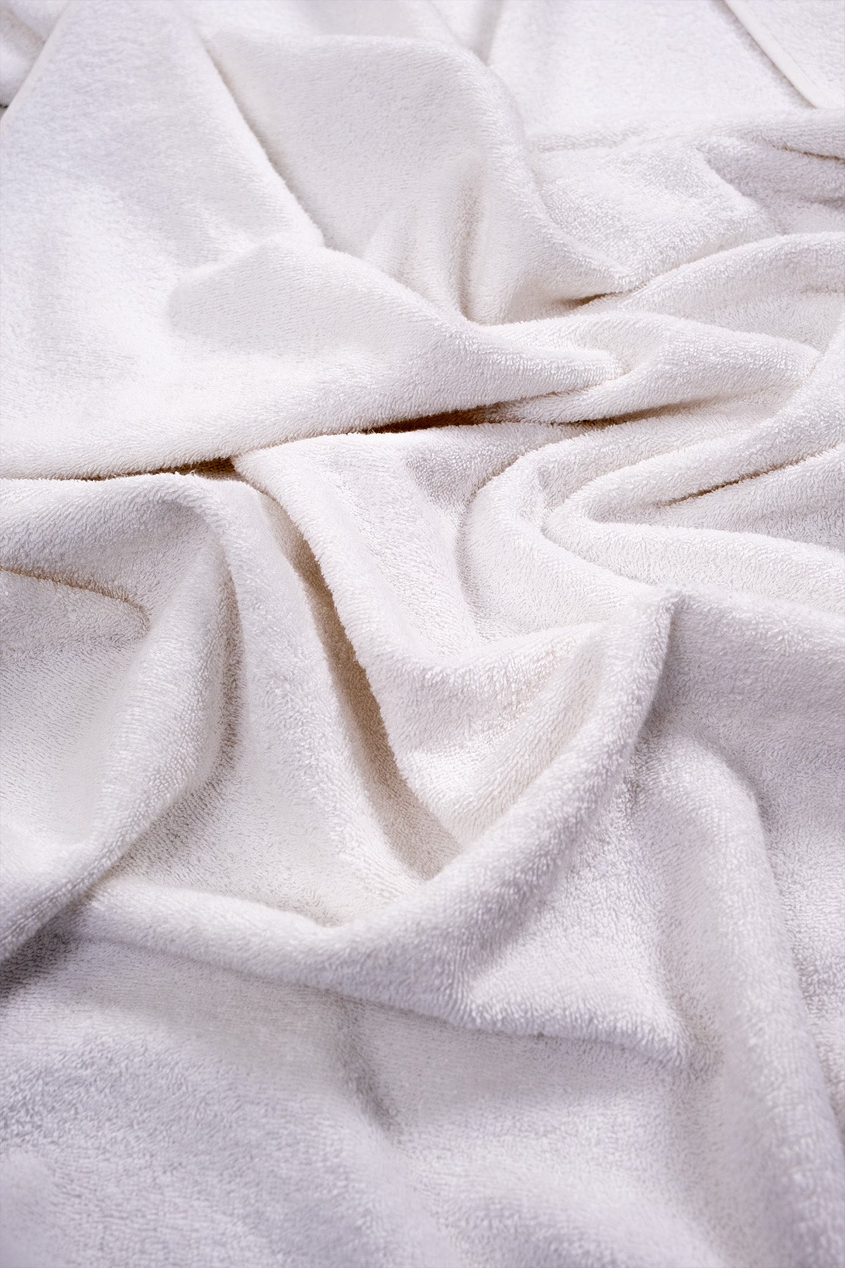 CottonVerse Kurulama Havlusu – %100 Pamuk, 70x140 Beyaz - Ender Home