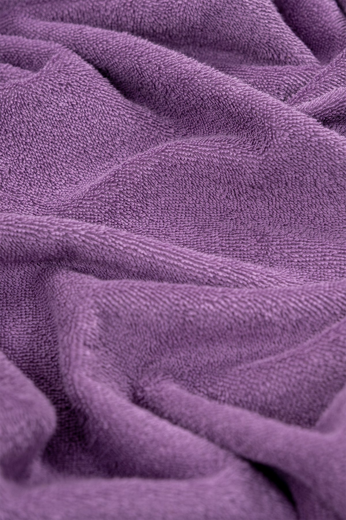 CottonVerse Kurulama Havlusu – %100 Pamuk, 70x140 Lila - Ender Home