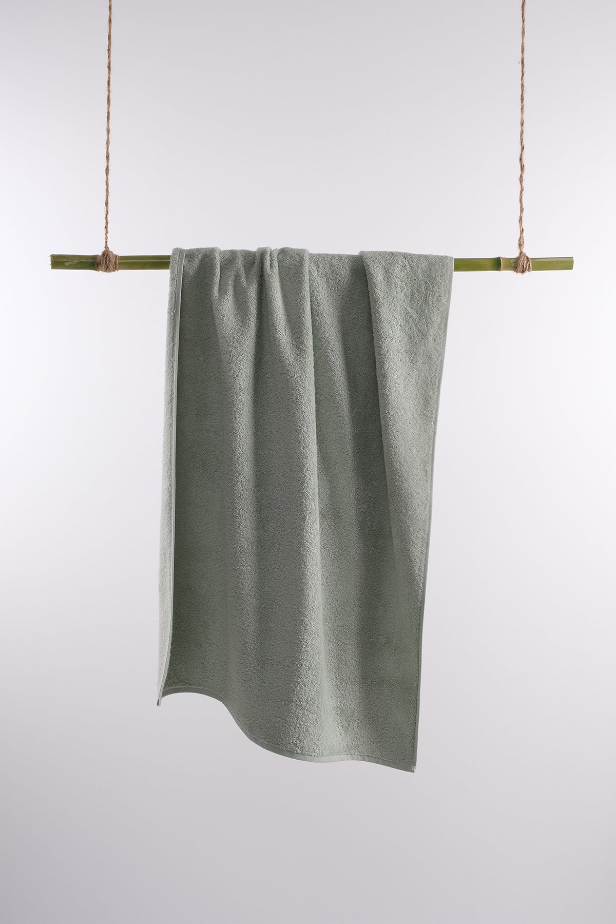 CottonVerse Kurulama Havlusu – %100 Pamuk, 70x140 Su Yeşili - Ender Home