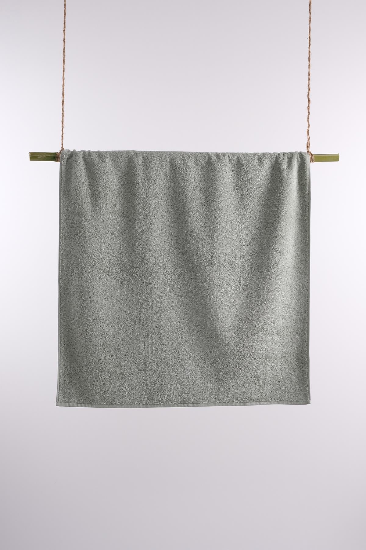 CottonVerse Kurulama Havlusu – %100 Pamuk, 70x140 Su Yeşili - Ender Home