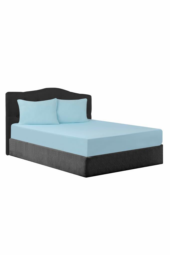 CottonVerse Lastikli Çarşaf – %100 Pamuklu 160x200 Cm Mint - Ender Home