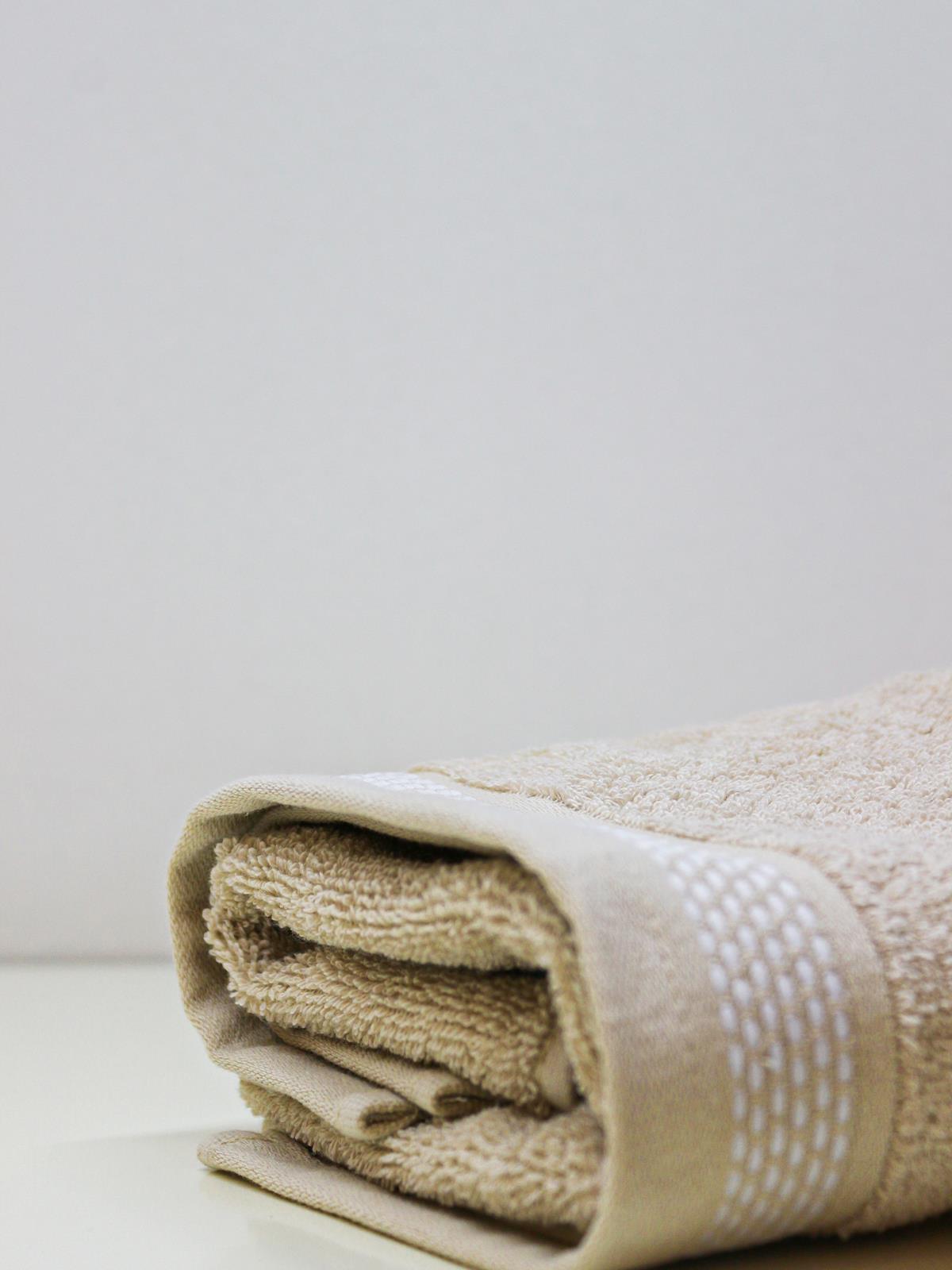 CottonVerse Terra Yüz havlusu 50x70 cm Bej - Ender Home