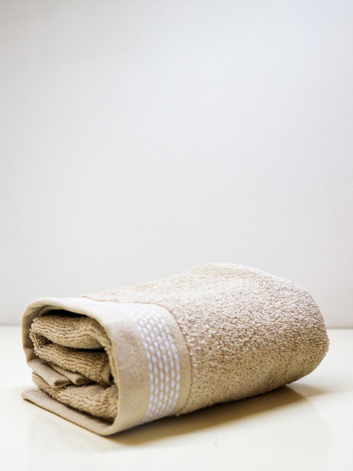 CottonVerse Terra Yüz havlusu 50x70 cm Bej - Ender Home