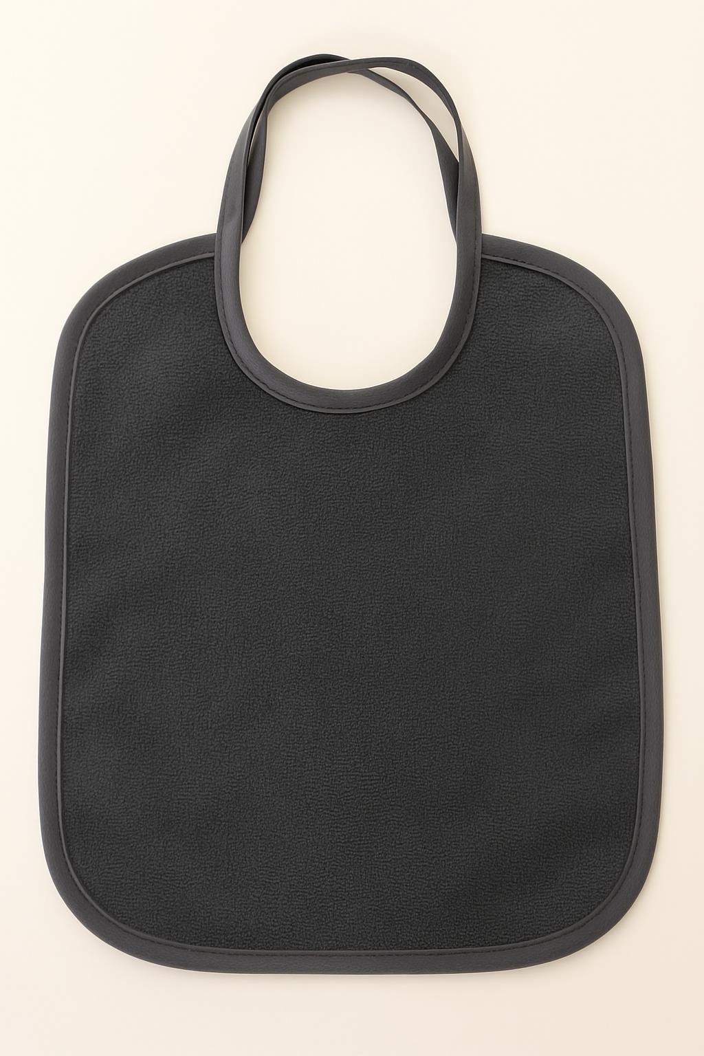 DreamSoft 2'li Bebek Mama Önlüğü – 25x30 cm Antrasit - Ender Home