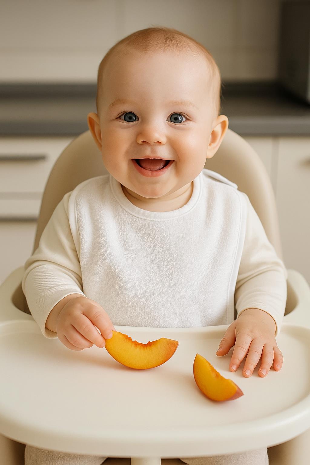 DreamSoft 2'li Bebek Mama Önlüğü – 25x30 cm Beyaz - Ender Home