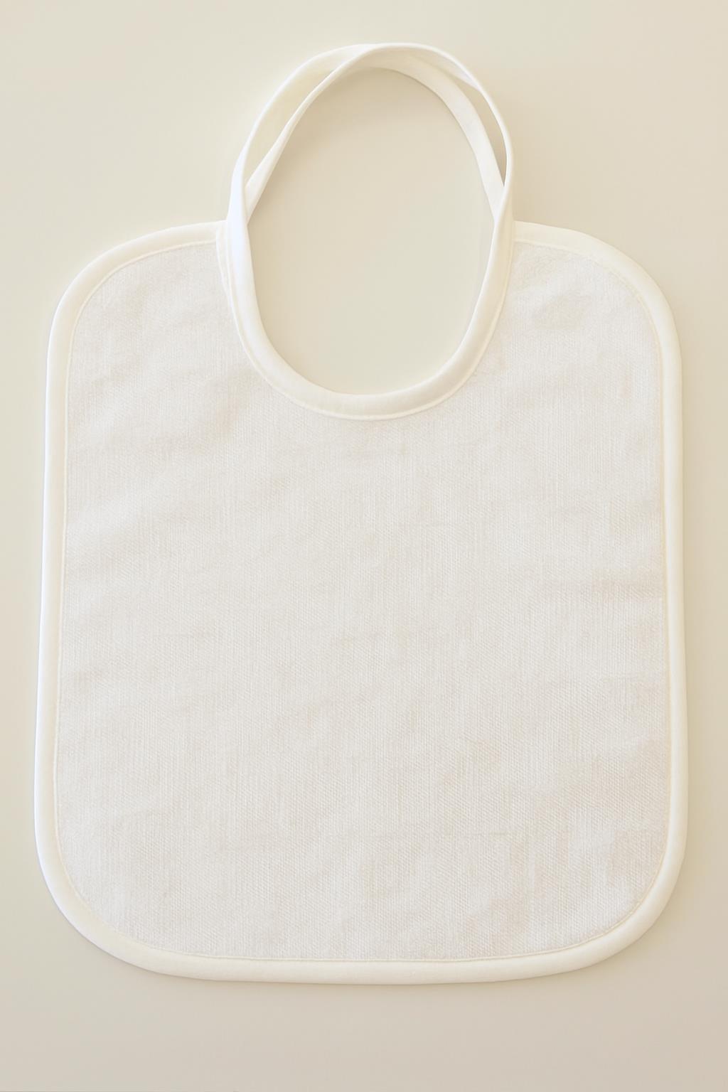 DreamSoft 2'li Bebek Mama Önlüğü – 25x30 cm Krem - Ender Home