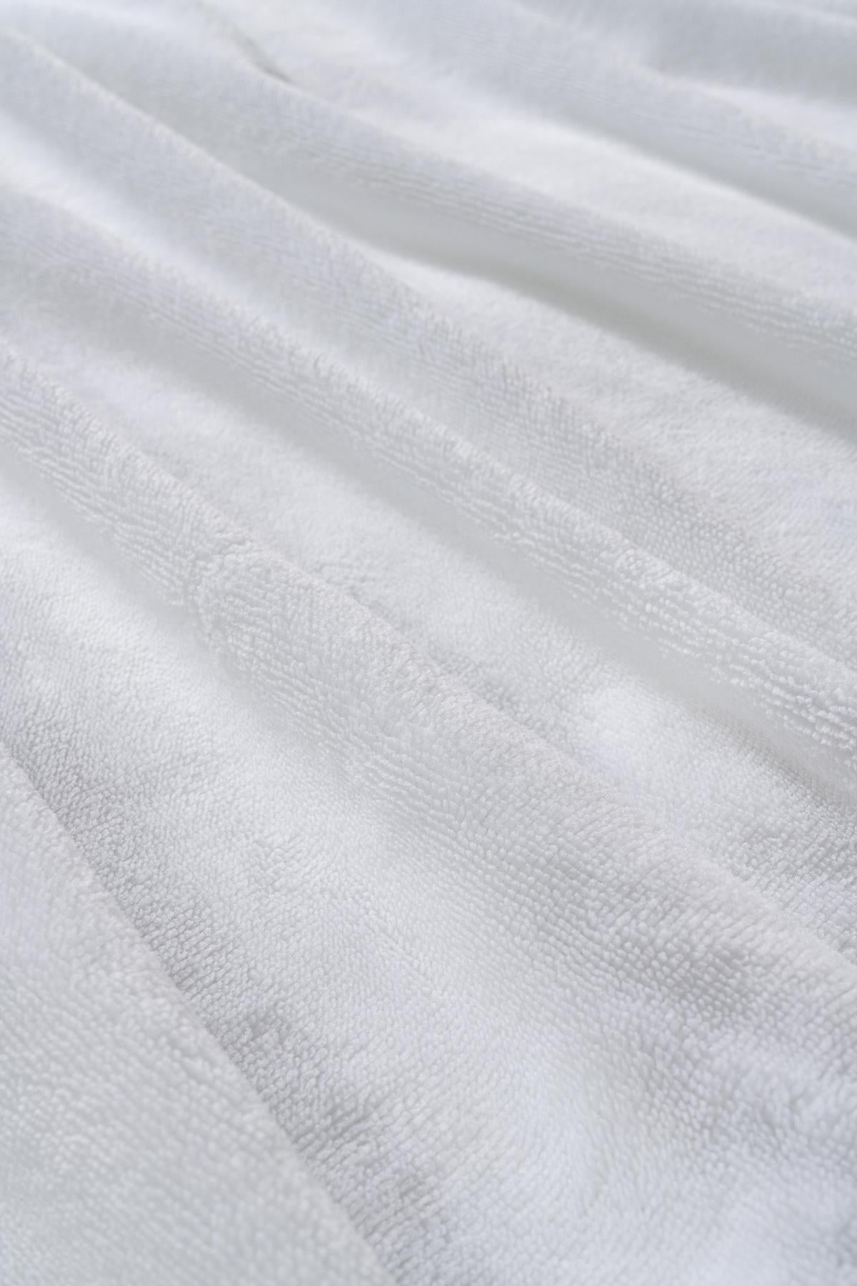 DreamSoft Kadife TV & Koltuk Şalı Tek Kişilik – 100x150 Cm Beyaz - Ender Home