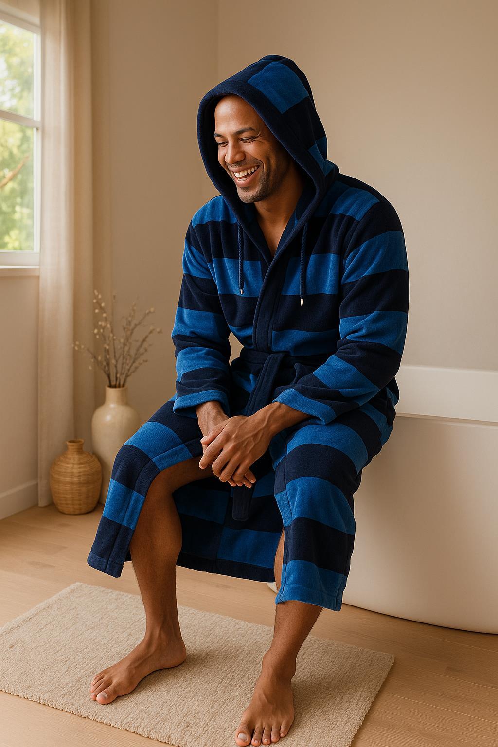 VelourTouch Lüx Kapşonlu Bornoz – %100 Pamuk, Kadife, Unisex - Ender Home