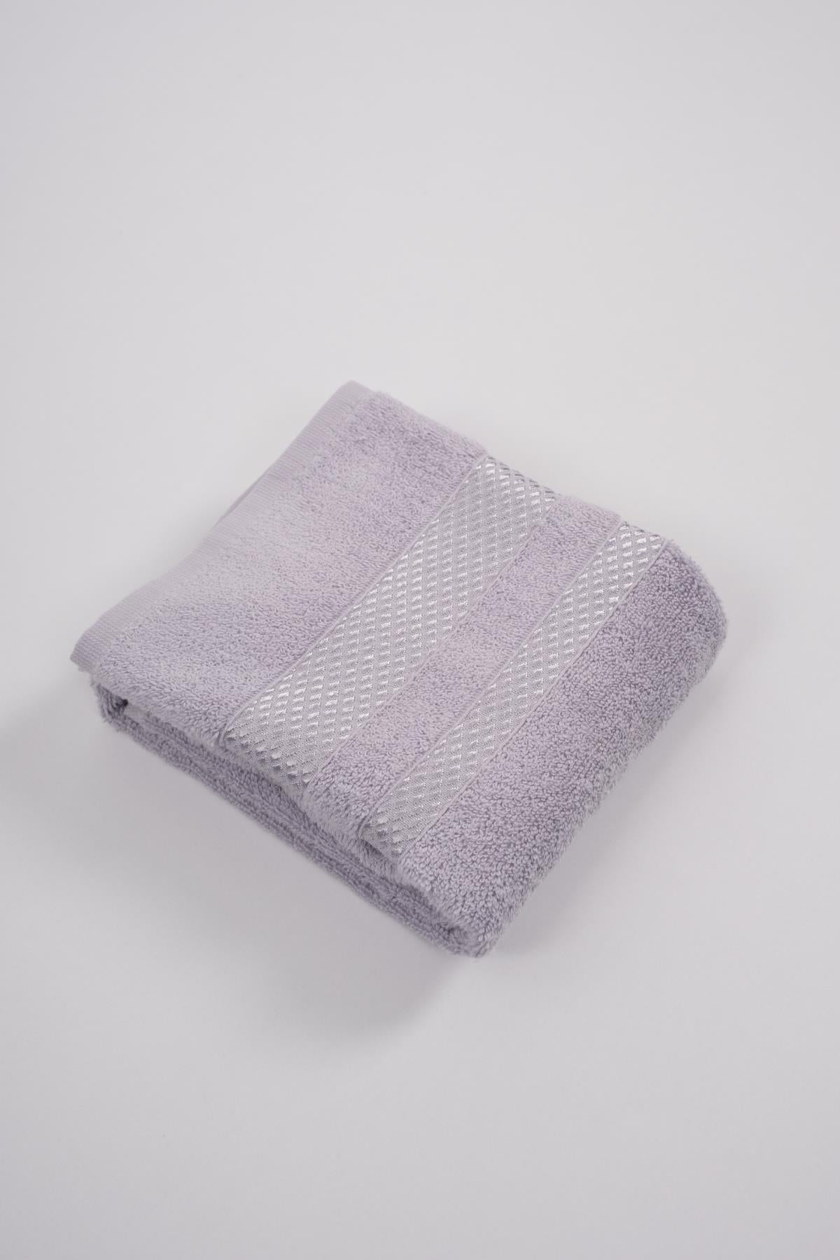 Floss El & Yüz Havlusu – %100 Pamuk, 50x85 Açık Gri - Ender Home