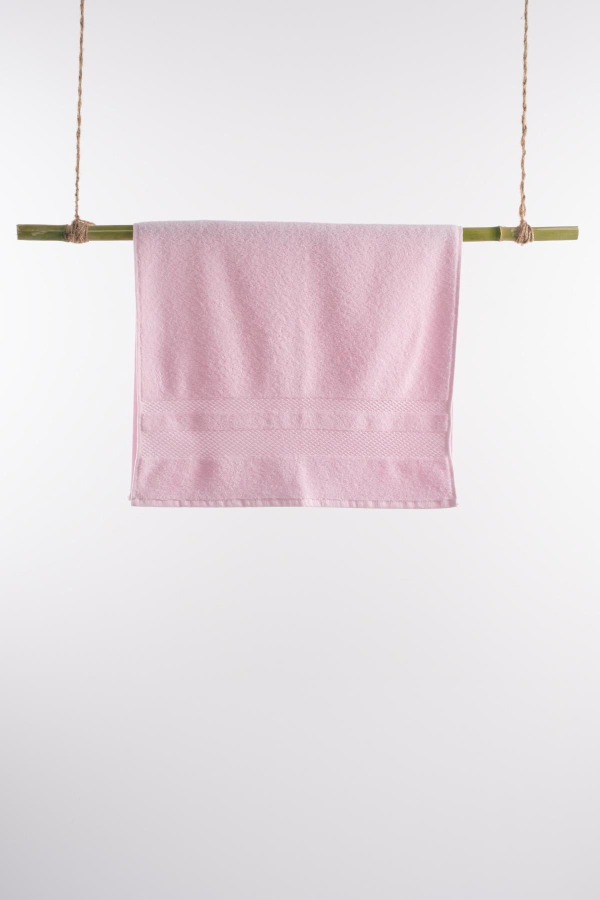 Floss El & Yüz Havlusu – %100 Pamuk, 50x85 Pembe - Ender Home