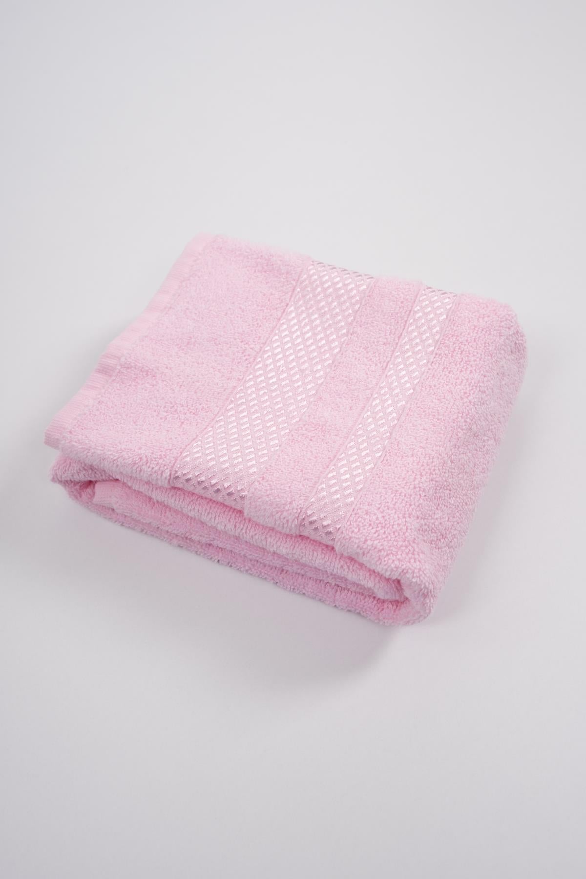 Floss El & Yüz Havlusu – %100 Pamuk, 50x85 Pembe - Ender Home