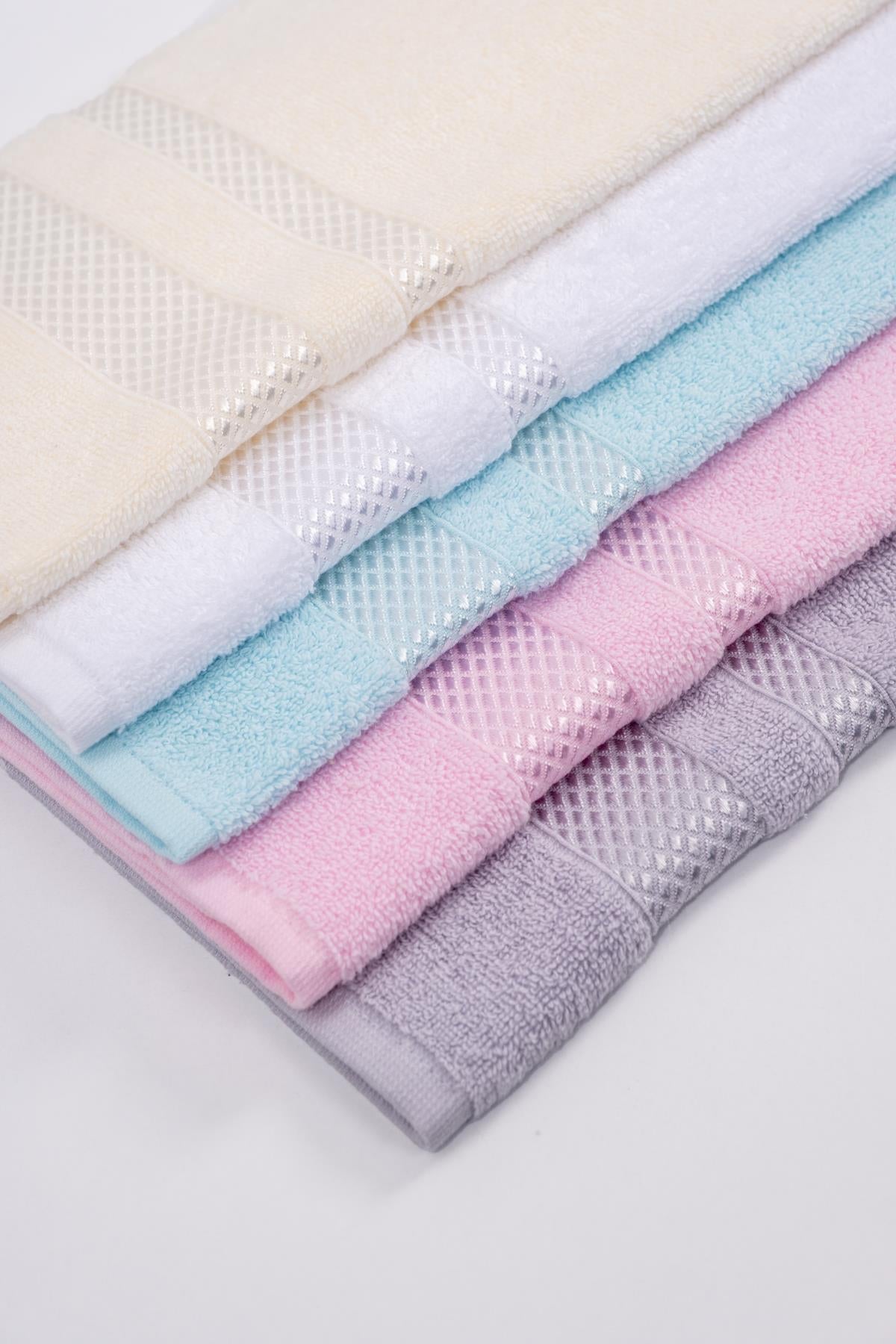 Floss El & Yüz Havlusu – %100 Pamuk, 50x85 Pembe - Ender Home