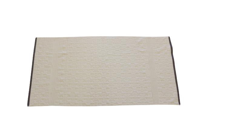 Flower Kurulama Havlusu – %100 Pamuk, 70x140 Bej - Ender Home