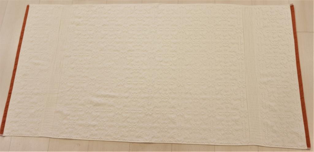 Flower Kurulama Havlusu – %100 Pamuk, 70x140 Oranj - Ender Home