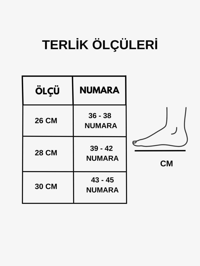 Geyik Nakışlı Yılbaşı Terliği Ev Otel Misafir Kalın Taban Panduf