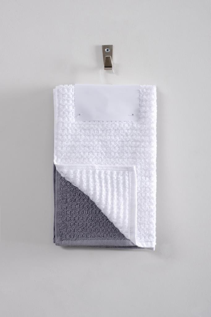 Linea 2’li Mutfak Havlu Seti – %100 Pamuklu 35x60 cm Gri - Ender Home