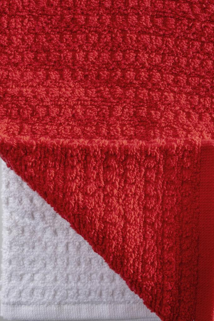 Linea 2’li Mutfak Havlu Seti – %100 Pamuklu 35x60 cm Kırmızı - Ender Home