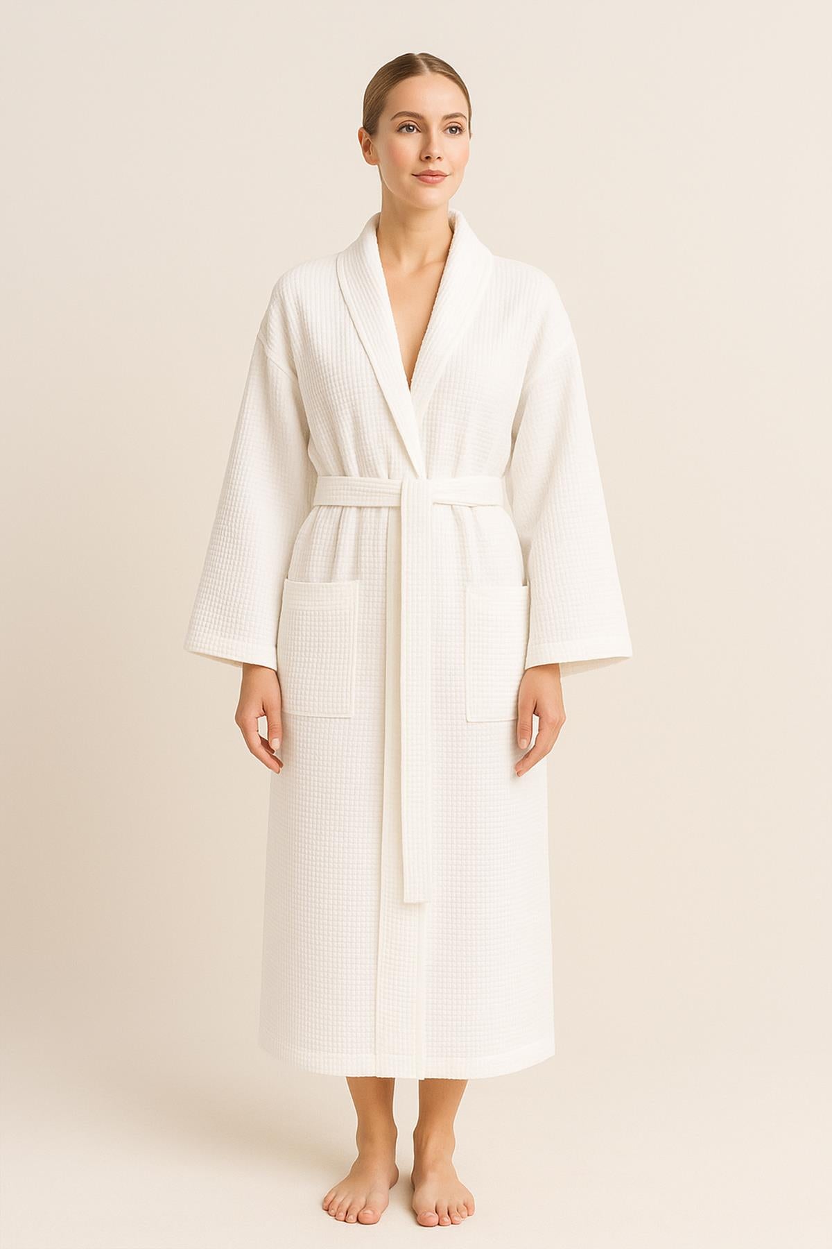 Piquea Şalyaka Bornoz – %100 Pamuk L/XL - Ender Home