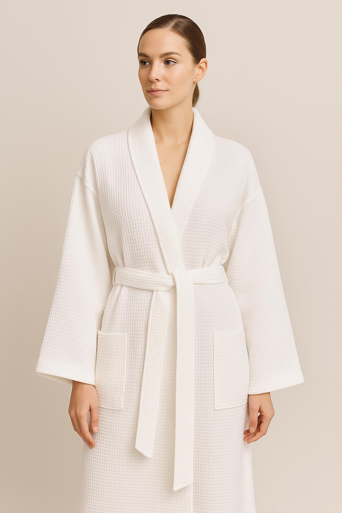 Piquea Şalyaka Bornoz – %100 Pamuk L/XL - Ender Home