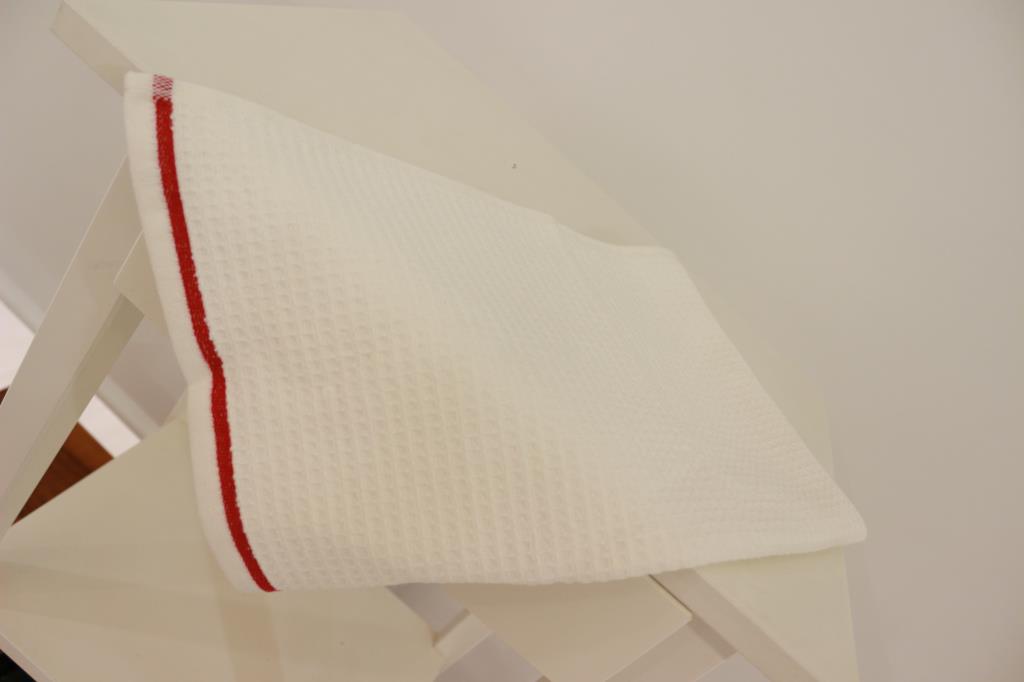 Piquea Waffle Havlu – %100 Pamuklu, Yüksek Emicilik & 45x75 cm Ekru - Ender Home