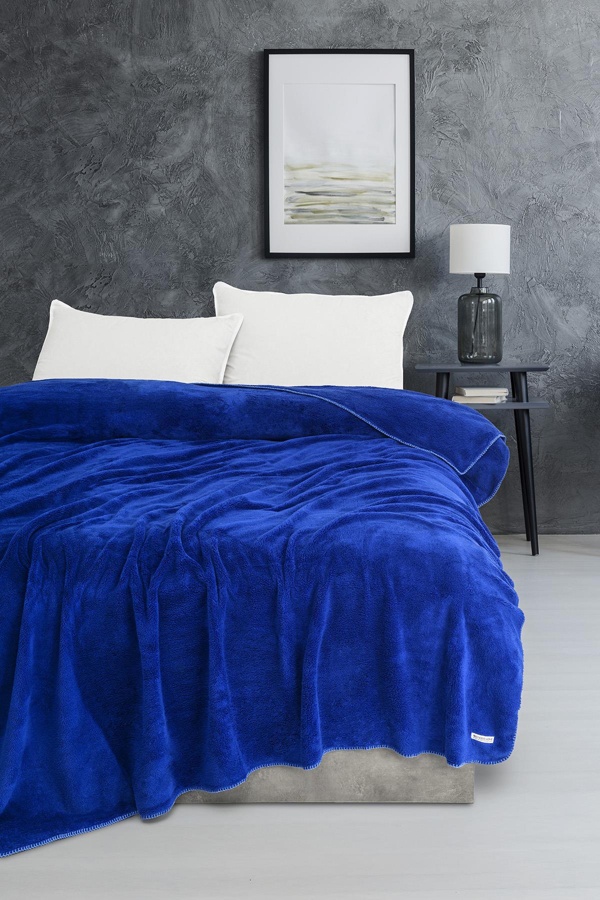 Plushnest Peluş TV & Koltuk Şalı Tek kişilik – 110x160 Cm Royal - Ender Home