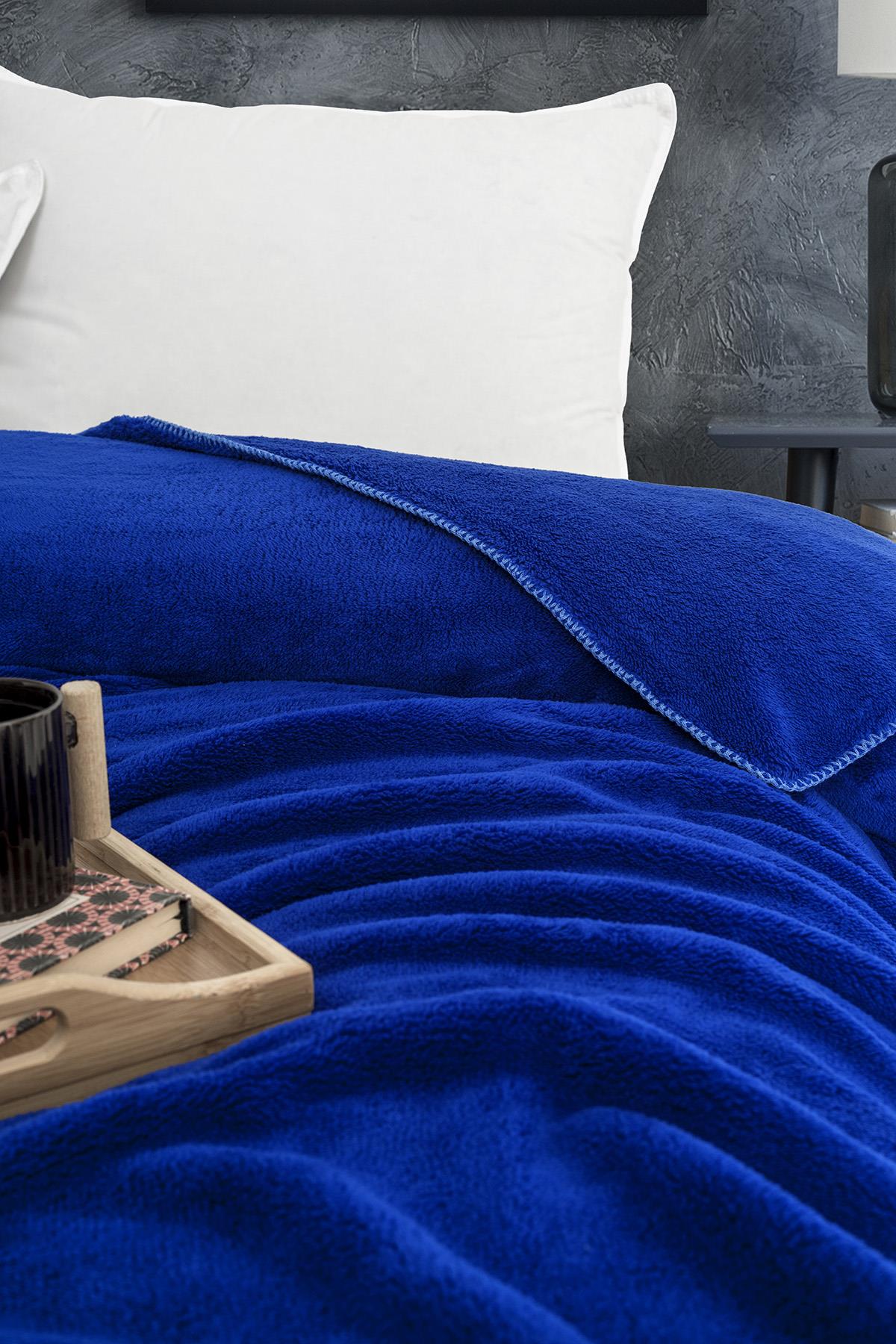 Plushnest Peluş TV & Koltuk Şalı Tek kişilik – 110x160 Cm Royal - Ender Home