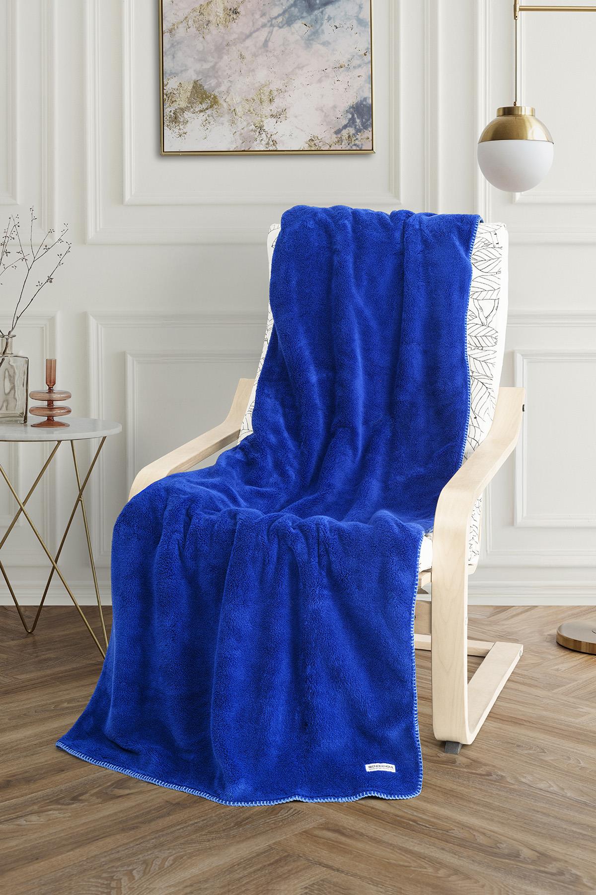 Plushnest Peluş TV & Koltuk Şalı Tek kişilik – 110x160 Cm Royal - Ender Home