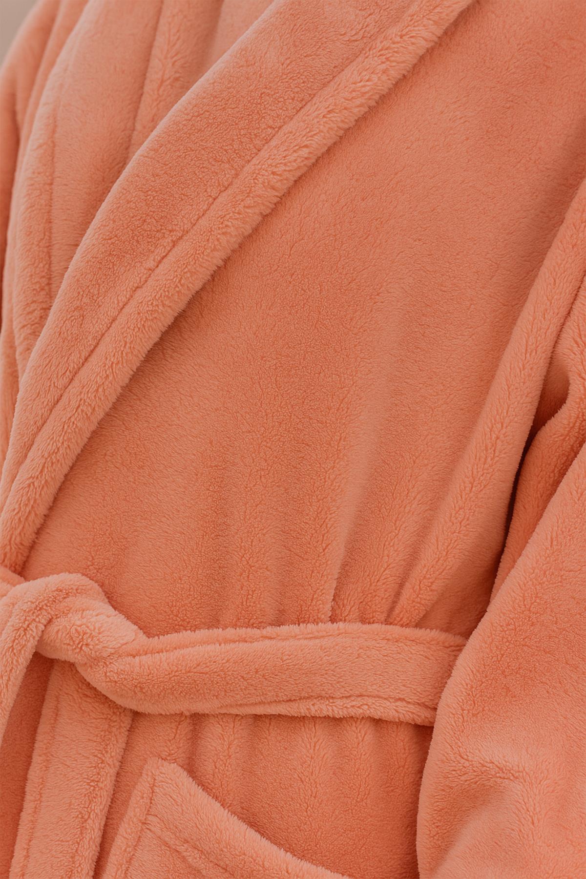 Plushnest Şalyaka Bornoz – Wellsoft, Unisex Pembe - Ender Home