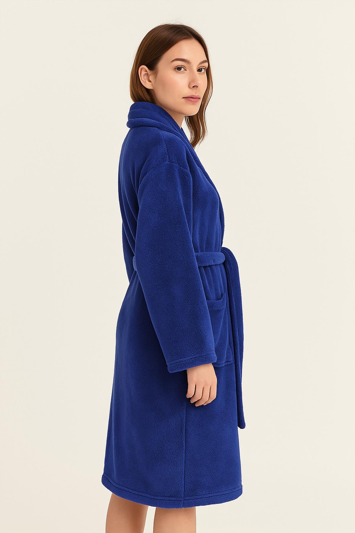 Plushnest Şalyaka Bornoz – Wellsoft, Unisex Royal - Ender Home