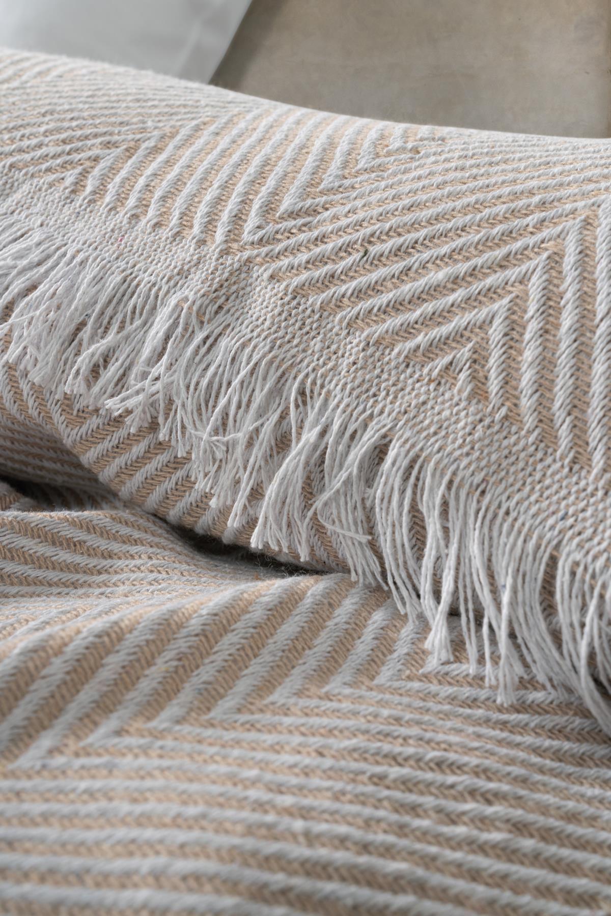 Woven Piquea Çok Amaçlı Çift Kişilik Pike – 200x230 Cm Kahverengi - Ender Home